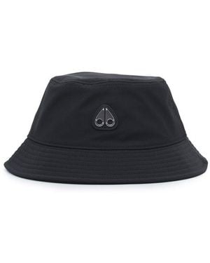Moose Knuckles Logo Icon Bucket Hat - Blue