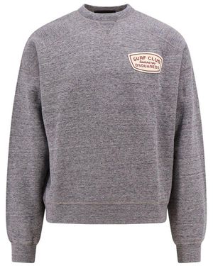 DSquared² Camo Patch Herca Anorak Sweatshirt in White for