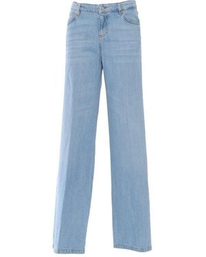 ERMANNO FIRENZE Wide-Leg Jeans - Blue