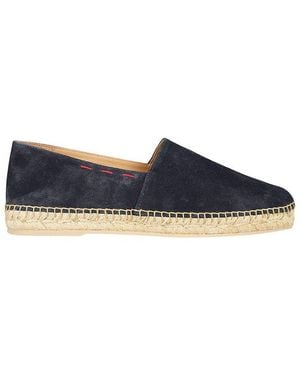 Kiton Round Toe Slip-On Espadrilles - Blue