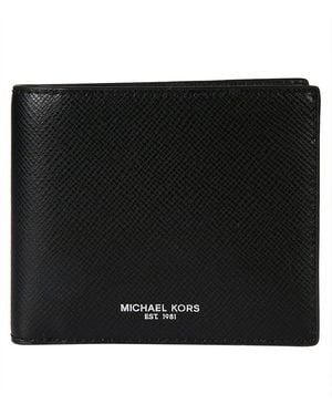 Michael Kors Hudson Billfold Leather Wallet in Black for Men Lyst UK
