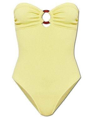 Melissa Odabash Strapless One-Piece Swimsuit - Yellow