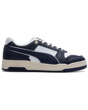 PUMA Slipstream Lo Vintage Low-Top Sneakers - Blue