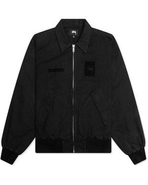 Stussy Flight Bomber Jacket - Black