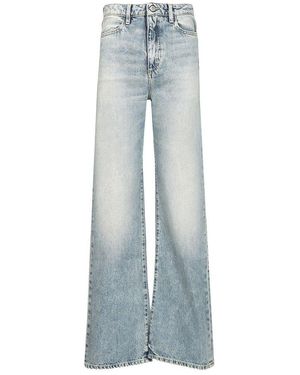 ICON DENIM Wide Leg Jeans - Blue