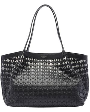 Serapian Small Secret Top Handle Bag - Black