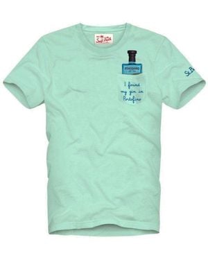 Mc2 Saint Barth Gin Embroidery Austin T-Shirt - Green