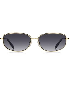 Marc Jacobs Oval Frame Sunglasses - Black