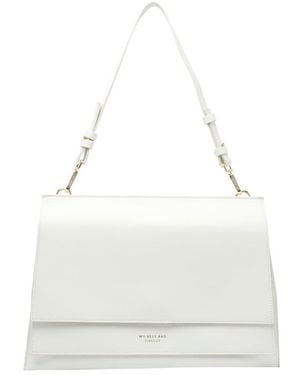 MY BEST BAG Flap Shoulder Bag - White