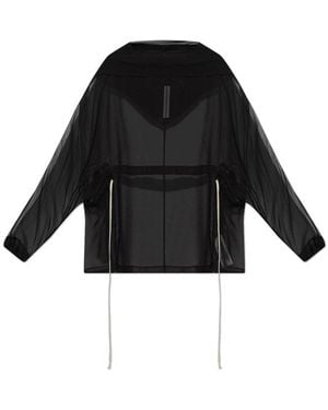 Rick Owens Hollywood Runway Hooded Tunic - Black