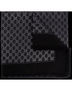 Gucci Gg Shawl - Black