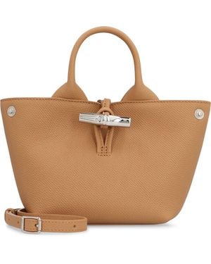 Longchamp Le Roseau Xs Handbag - Brown