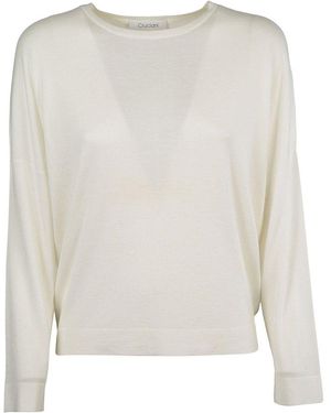Cruciani Crew Neck Jumper - White