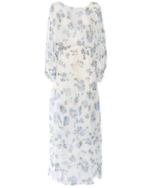 ERMANNO FIRENZE Floral Printed Dress - White