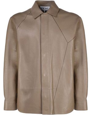 Loewe Puzzle Long-Sleeved Shirt - Brown