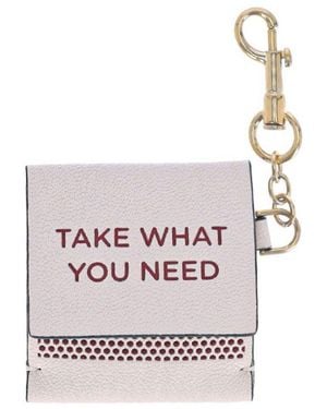 Anya Hindmarch Book Match Charm Wallet - White