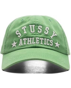 Stussy Low Profile Athletics Strapback Cap - Green