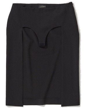 Jean Paul Gaultier X Lotta Volkova Pencil Skirt - Black