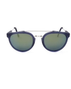 Retrosuperfuture Giaguaro Pilot Frame Sunglasses - Blue