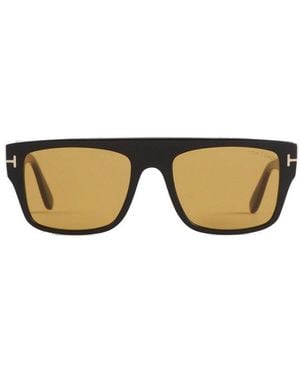 Tom Ford Dunning Square Frame Sunglasses - Black
