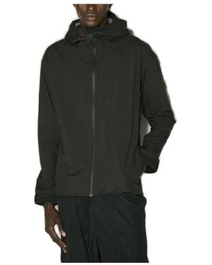 District Vision Hooded Zip-Up Jacket - Black