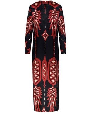 Johanna Ortiz Relics Of Wisdom Tunic Dress - Red