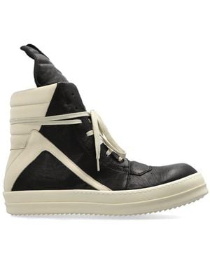 Rick Owens High Top Lace-Up Trainers - Black