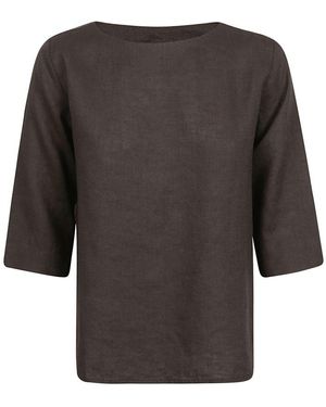 Whyci Long Sleeve Top - Grey