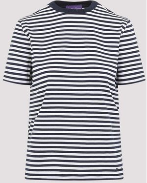 Ralph Lauren Dark Cotton Hallie Short Sleeve T-Shirt - Blue