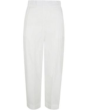 Liviana Conti Relaxed Fit Pants - White