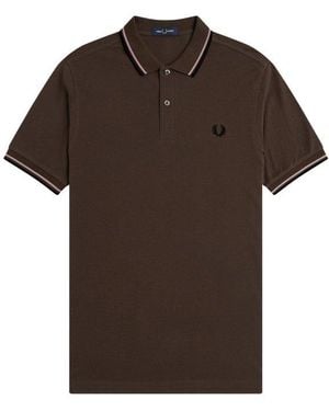 Fred Perry Polo Shirt With Emblem - Black