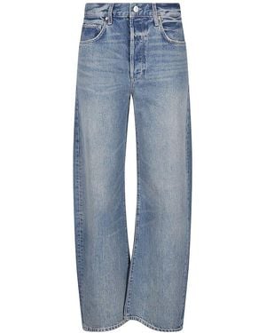 PAIGE Arellia High Rise Barrel Jeans - Blue