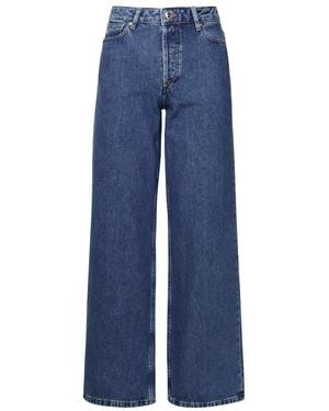 A.P.C. Blue Cotton Jeans