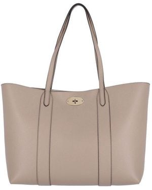 Mulberry Bayswater Twist-Lock Small Tote Bag - Brown