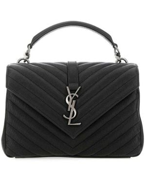 Saint Laurent Black Medium University Handbag