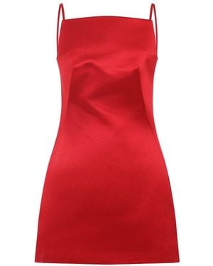 Givenchy Spaghetti Strap Mini Dress - Red