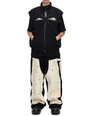 Kusikohc Origami Zip Up Jacket - Black