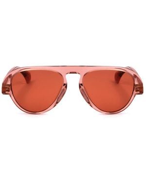 Vivienne Westwood Pilot Frame Sunglasses - Red