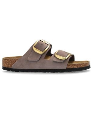 Birkenstock Arizona Big Buckle Slides - Brown