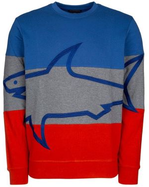 Paul & Shark Crew Neck Jumper - Blue