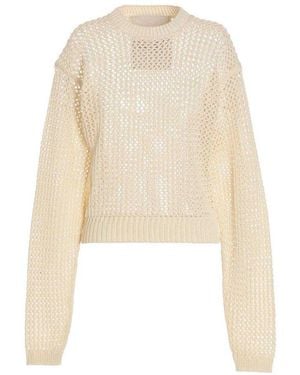Ramael Organic Cable Knit Jumper - Natural