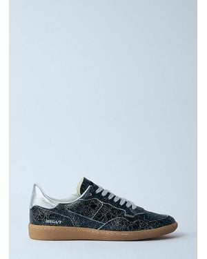 HIDNANDER Mega T Crinkle Lace-Up Sneakers - Blue