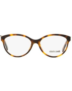 Roberto Cavalli Cat Eye Frame Full Rim Optical Glasses - Black