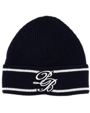 Balmain Beanie Hat - Blue