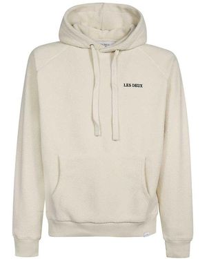 Les Deux Hooded Pullover - White