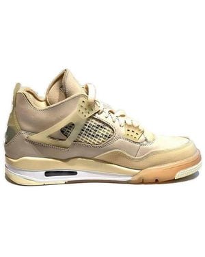 Nike X Off- Air 4 Retro Sp Lace-Up Trainers - Natural