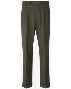 Berwich Formal Tailored Trousers - Green