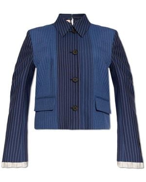 Marni Wool Jacket, - Blue