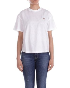 Dickies Oakport Boxy Crewneck T-Shirt - Blue