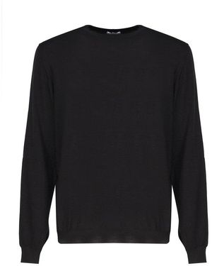Malo Crew Neck Sweater - Black